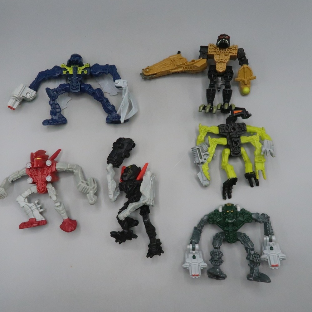 Lot Of 6 LEGO Bionicle McDonald's Happy Meal Toy‎ Figures